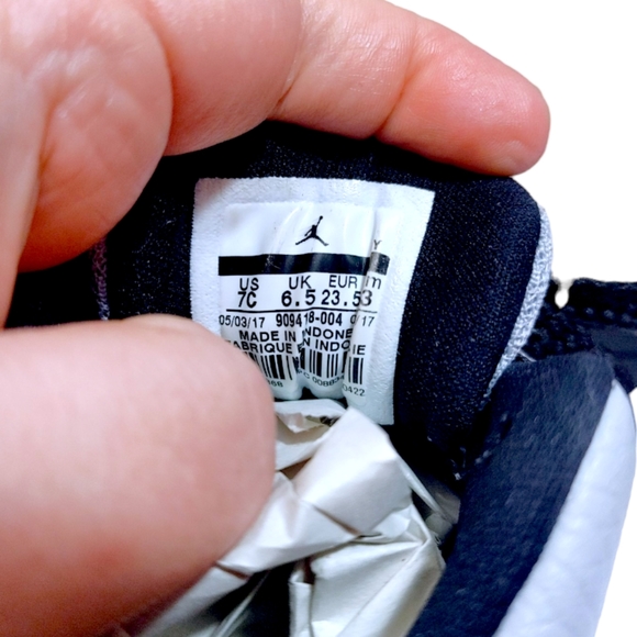 Jordan Jumpman Pro BT Baby Toddlers Blue High Top Sneakers Boys Size 7 - Picture 8 of 9